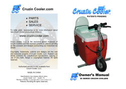 Cruzin Cooler.com PARTS SALES SERVICE