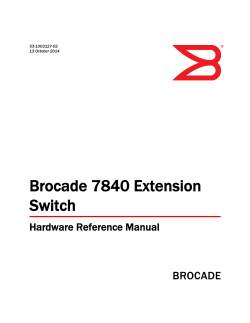 Brocade 7840 Extension Switch Hardware Reference Manual 53-1003127-02