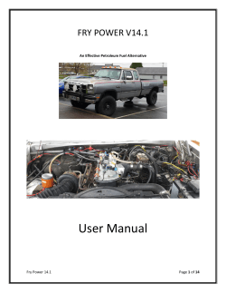 User Manual FRY POWER V14.1