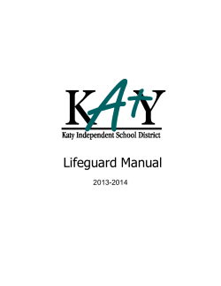 Lifeguard Manual  2013-2014