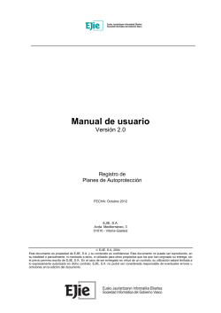 Manual de usuario  Versión 2.0 Registro de