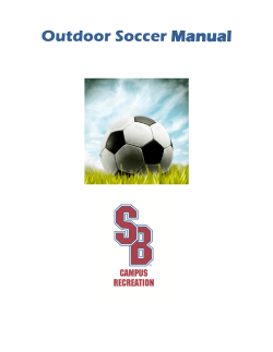 Outdoor Soccer Manual