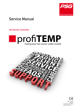 Service Manual Hot Runner Controller Rev. 1.00.04 04/2014