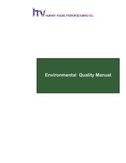 Environmental  Quality Manual