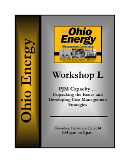 y Ohio Energ  Workshop L