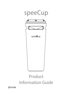 speeCup Product Information Guide 2014-04