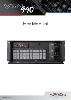 9 0 9 User Manual Version 1.0.1