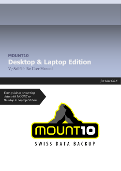 Desktop &amp; Laptop Edition MOUNT10  V7 Sailfish R2 User Manual