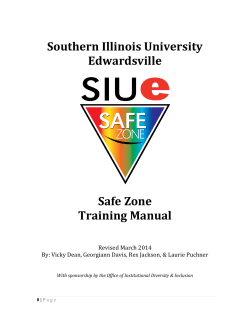 Southern Illinois University Edwardsville Safe Zone