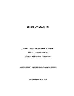 STUDENT MANUAL 
