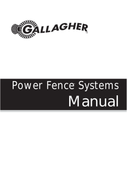 Manual Power Fence Systems TM