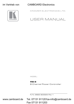 USER MANUAL