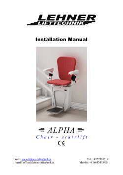 ALPHA  Installation Manual