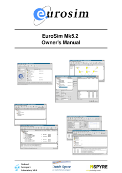 EuroSim Mk5.2 Owner’s Manual National Aerospace