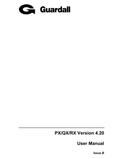PX/QX/RX Version 4.20  User Manual Issue B