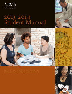 2013-2014 Student Manual