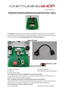 Manual for using EDC17C46 Bosch ECU probe with FG Tech –...