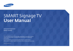 SMART Signage TV User Manual RM40D RM48D