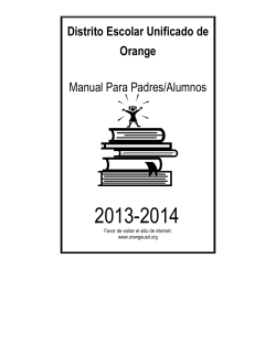 2013-2014  Distrito Escolar Unificado de Orange