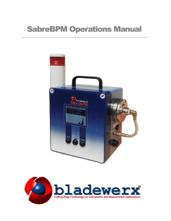 SabreBPM Operations Manual