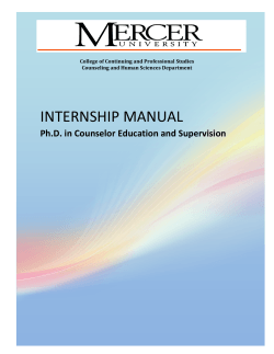 Ph.D. in Counselor Education and Supervision