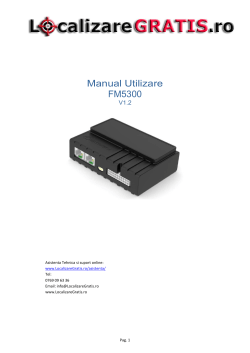 Manual Utilizare FM5300 V1.2