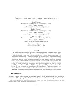 Systemic risk measures on general probability spaces