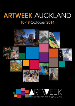ARTWEEK  AUCKLAND 10 -19