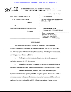 Case 2:12-cv-00884-DN   Document 1   Filed 09/17/12 ...