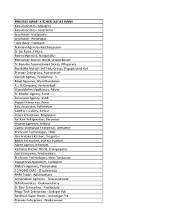 PRESTIGE SMART KITCHEN OUTLET NAME Kala Associates - Mylapore