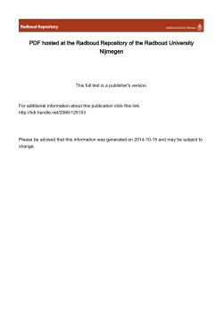 PDF hosted at the Radboud Repository of the Radboud University Nijmegen