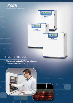CelCulture Water-Jacketed CO Incubator Cradle for Beautiful Cells