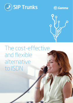 The cost-effective and flexible alternative to ISDN
