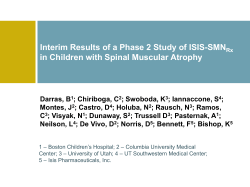 Interim Results of a Phase 2 Study of ISIS-SMN
