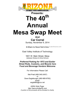 The 40  Annual Mesa Swap Meet