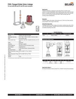 FGVL Flanged Globe Valve Linkage Application