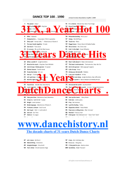 DANCE TOP 100 . 1990