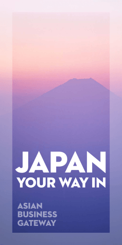 JAPAN your way in ASIAN business