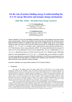 On the role of nuclear binding energy in understanding the