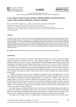 Article ZOOTAXA