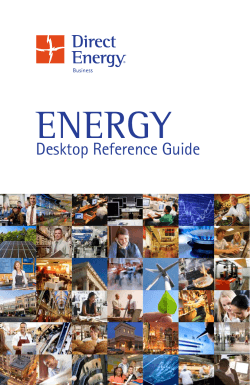 ENERGY Desktop Reference Guide