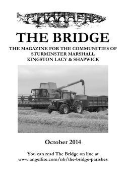 THE BRIDGE October 2014