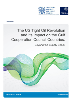 : The US Tight Oil Revolution and Its Impact on the Gulf