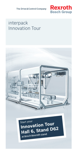 interpack Innovation Tour our Innovation T