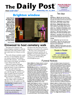Daily Post The Brighton window