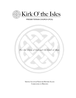 Kirk O’ the Isles  PRESBYTERIAN CHURCH (PCA)