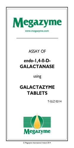 endo -1,4-ß-D- GALACTANASE GALACTAZYME