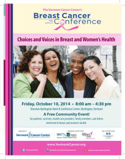Choices and Voices in Breast and Women’s Health