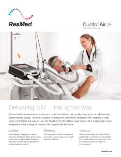Delivering NIV… the lighter way