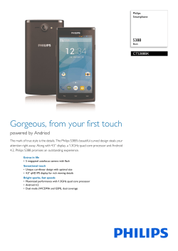 Gorgeous, from your first touch powered by Andriod S388 CTS388BK